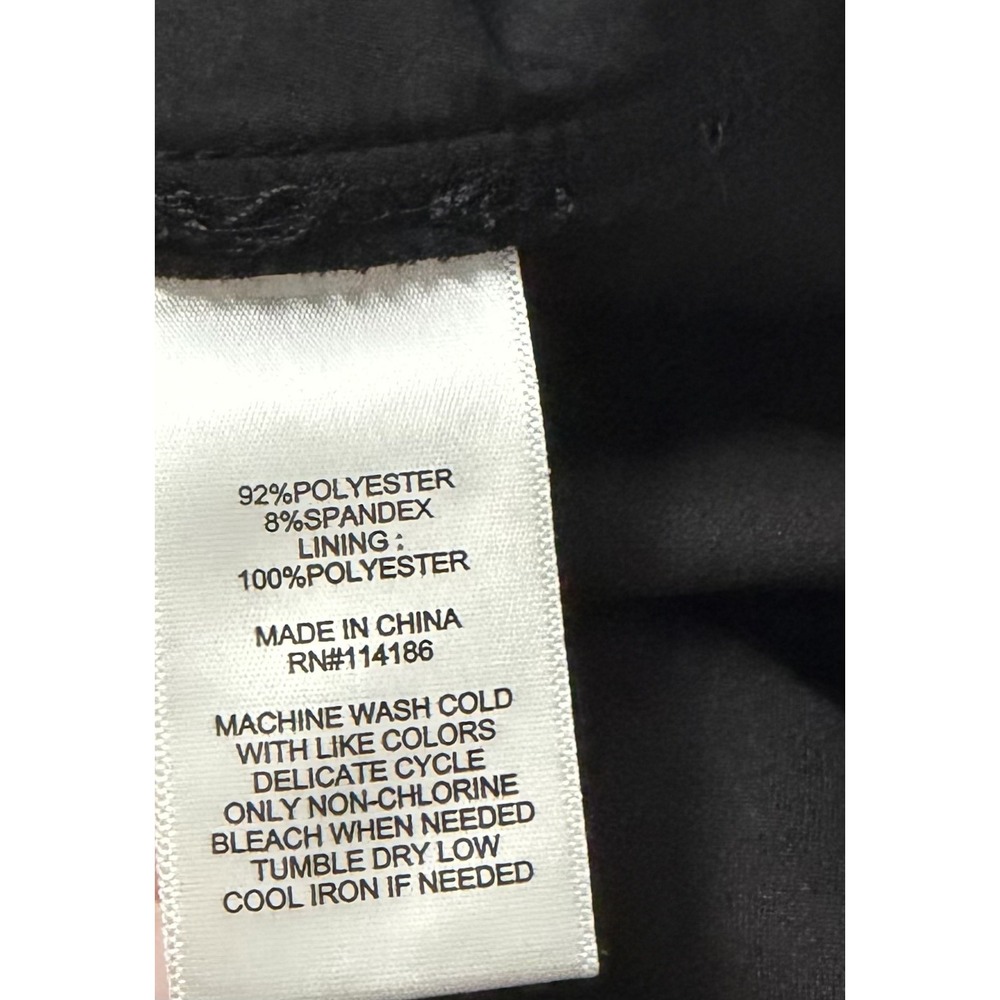 Frye & Co Skirt Womens XL Black Faux Suede A Line Knee Length Button Front Fall - Picture 7 of 12
